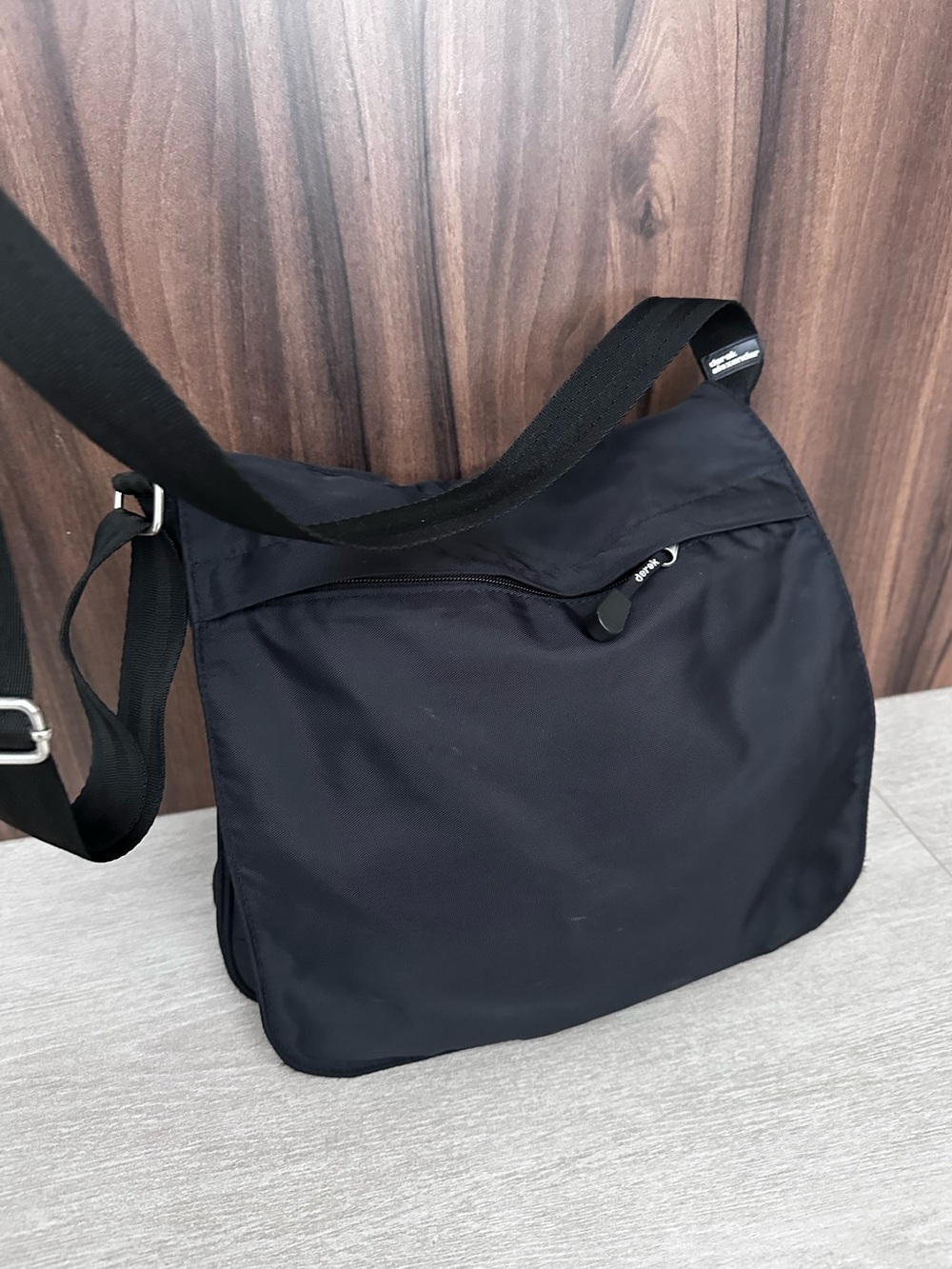 Derek Alexander nylon crossbody messenger bag
